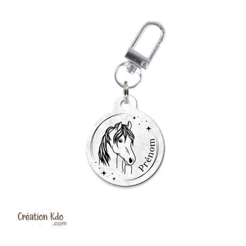 médaille licol identification cheval bride filet éthologie