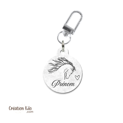 médaille licol identification cheval bride filet éthologie