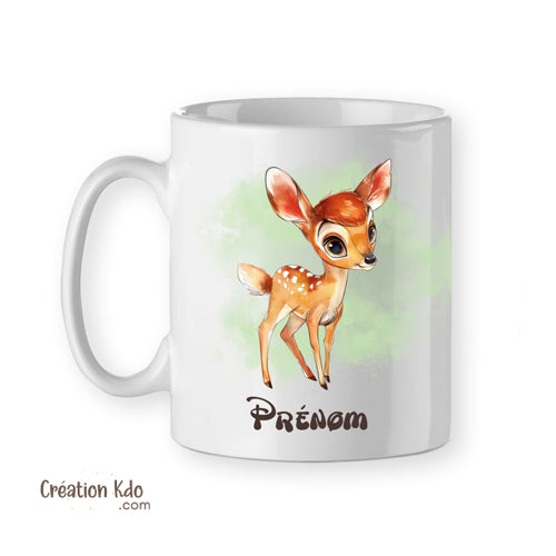 mug bambi personnalisé tasse