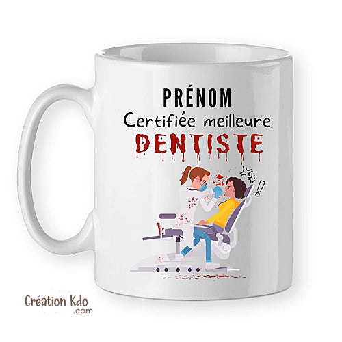 Mug humour pour dentiste homme ou femme
