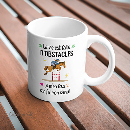 mug cheval tasse équitation humour