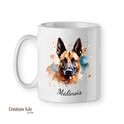 mug malinois tasse chien