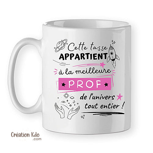 mug prof tasse professeur