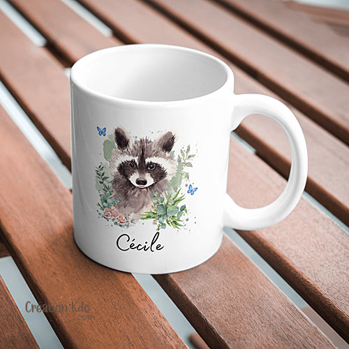 mug raton laveur tasse personnalisé