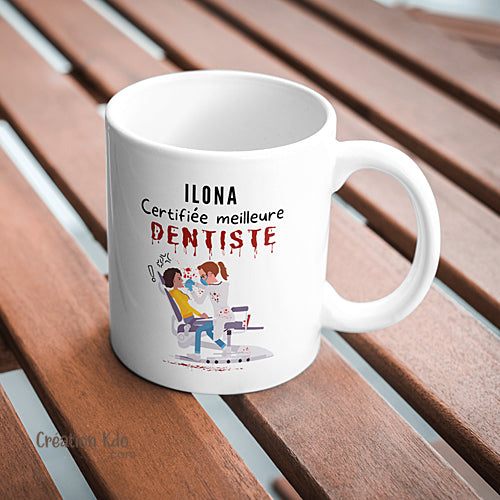 Mug humour pour dentiste homme ou femme