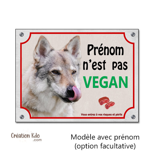 panneau portail chien loup tchécoslovaque