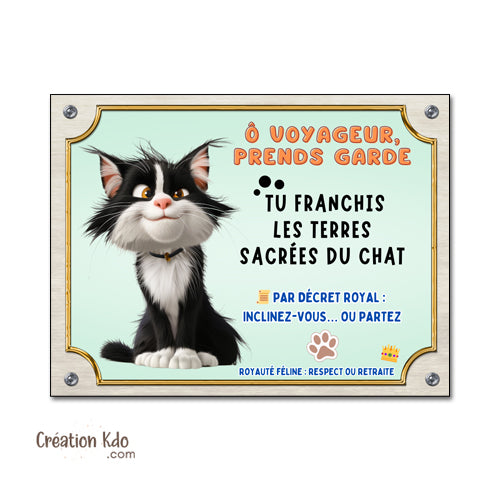 Plaque de rue décorative en aluminium humour Place de la Gueule de bois