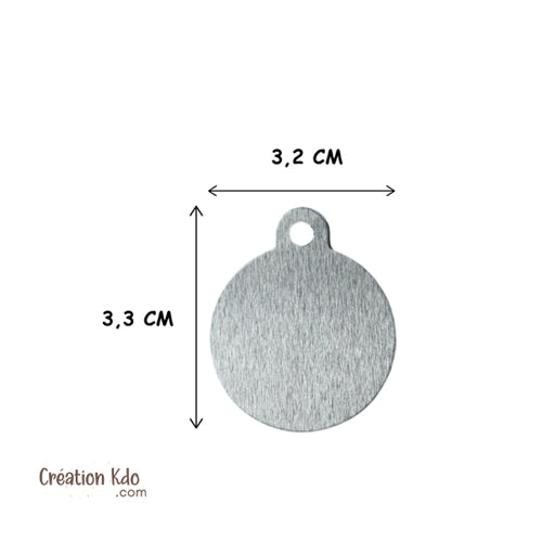 Médaille identification cheval personnalisée pour votre licol