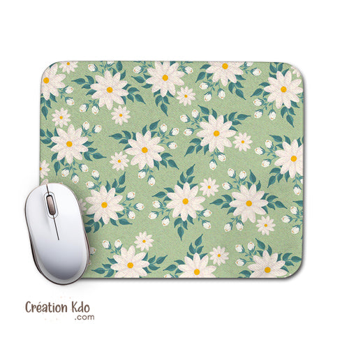 tapis de souris fleur