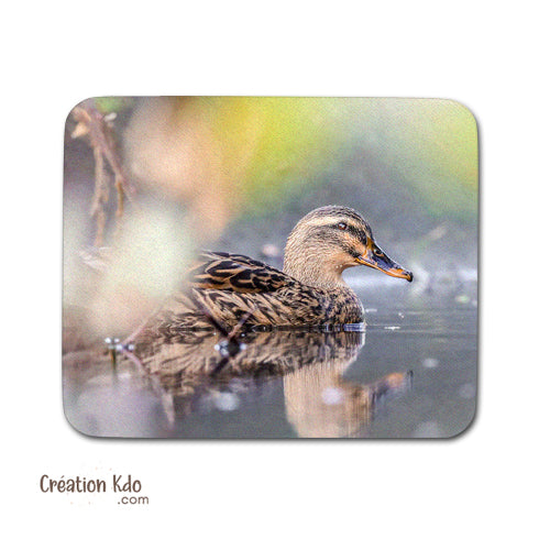 tapis de souris canard oiseau
