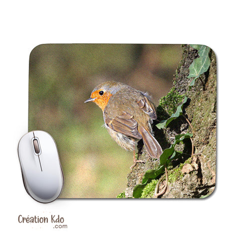 tapis de souris oiseau