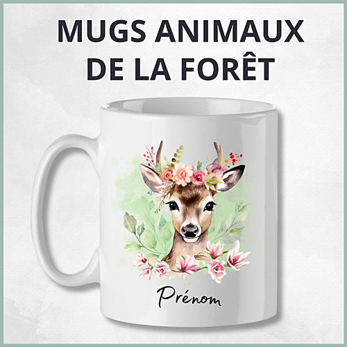Mugs animaux de la forêt