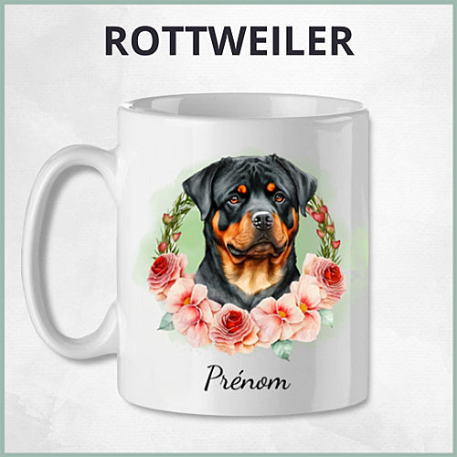 Les mugs motifs Rottweiler