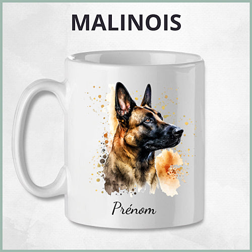 Les mugs motifs Malinois