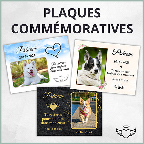 Plaques Funéraires Commémoratives Mémoires Animaux