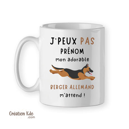 mug berger allemand jpeux pas tasse cadeau prénom chien