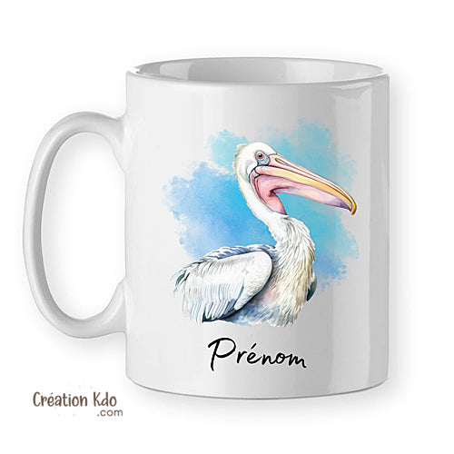 Mug oiseau marin avec un Pélican