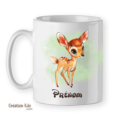 mug bambi personnalisé tasse