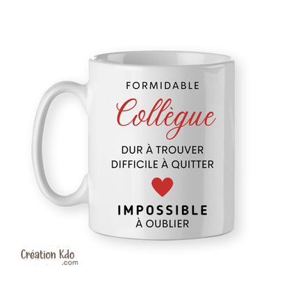 mug formidable collègue dur à trouver