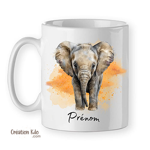 tasse personnalisé éléphant mug