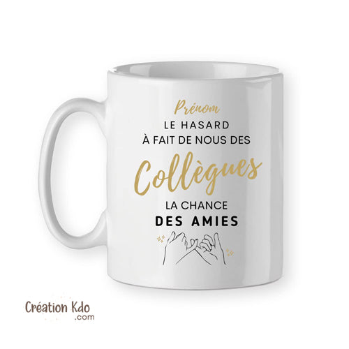 tasse cadeau pour collègue mug personnalisé
