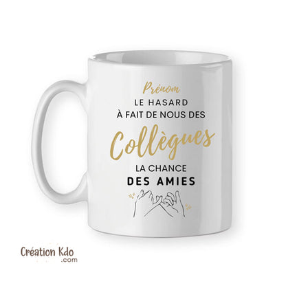 tasse cadeau pour collègue mug personnalisé