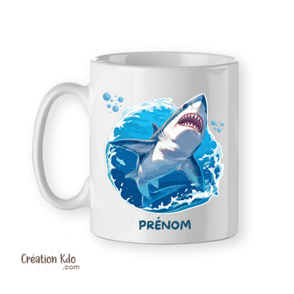 Mug Requin en Céramique Tasse Originale & Design Océan personnalisée
