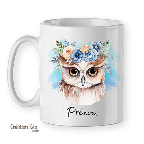 mug hibou tasse cadeau oiseau