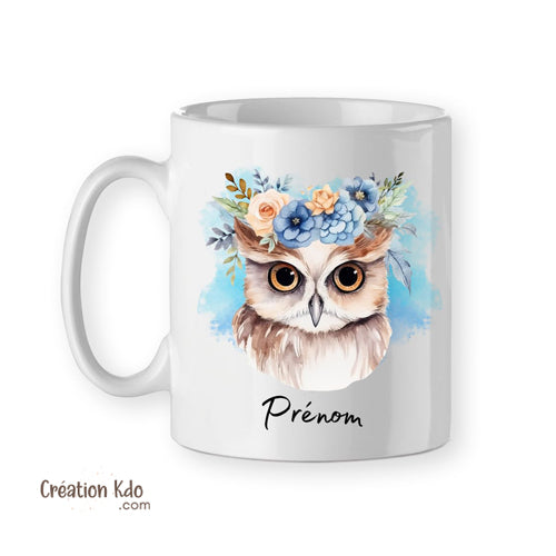 mug hibou tasse cadeau oiseau