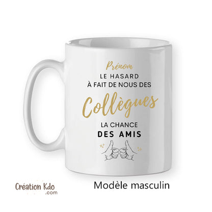 mug collègue personnalisé