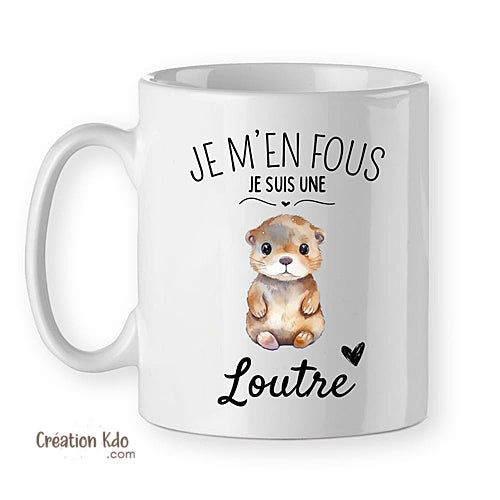 tasse loutre humour mug