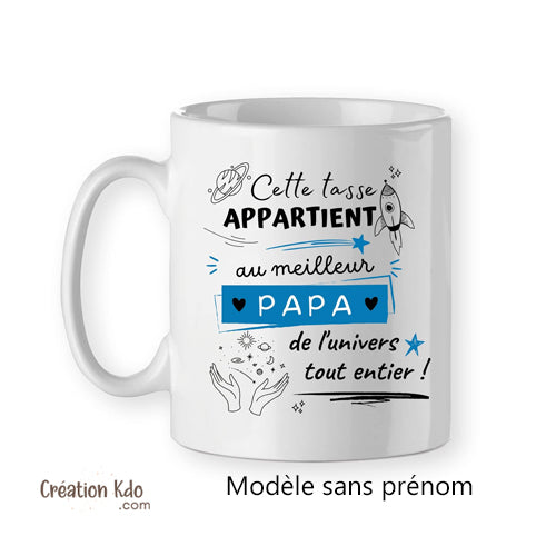 mug papa tasse cadeau personnalisé