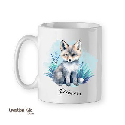 mug renard tasse personnalisée