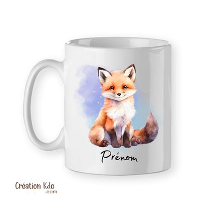 mug renard roux tasse cadeau animaux