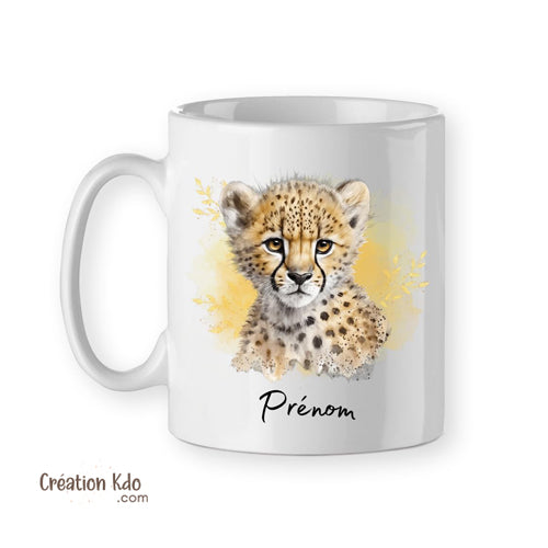 mug guépard tasse cadeau animaux
