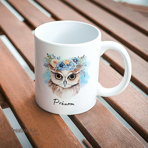 mug hibou tasse cadeau oiseau