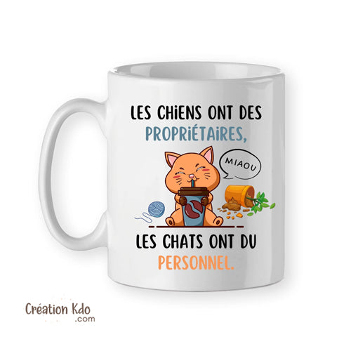 mug drôle chat tasse cadeau chien