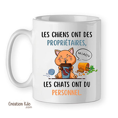 mug drôle chat tasse cadeau chien