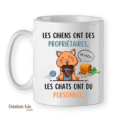 mug drôle chat tasse cadeau chien