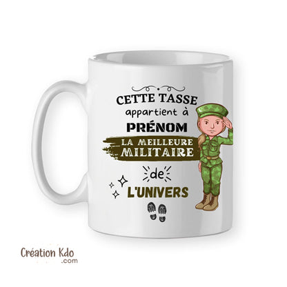 mug cadeau pour militaire tasse soldat armée femme