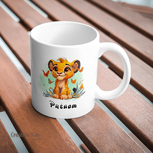 mug simba roi lion tasse cadeau
