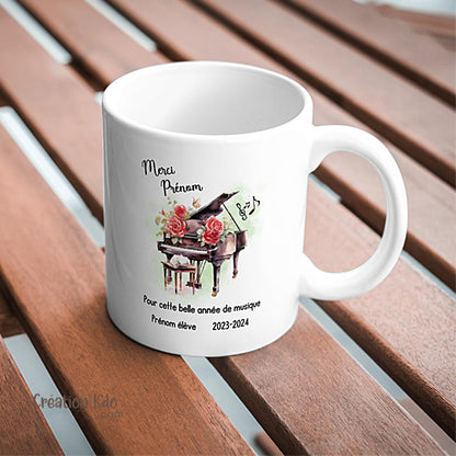 mug piano tasse merci prof de musique