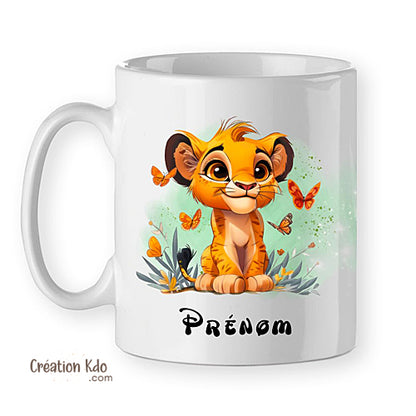 mug simba roi lion tasse cadeau
