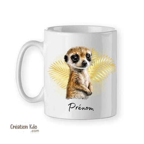 tasse suricate tasse cadeau savane