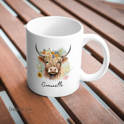 tasse vache highland mug cadeau collection