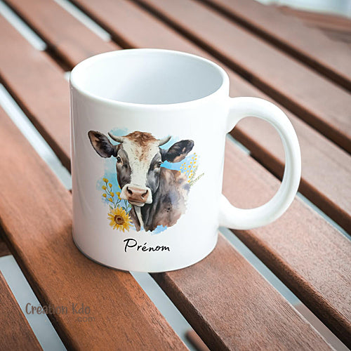 mug vache tasse personnaliser prénom