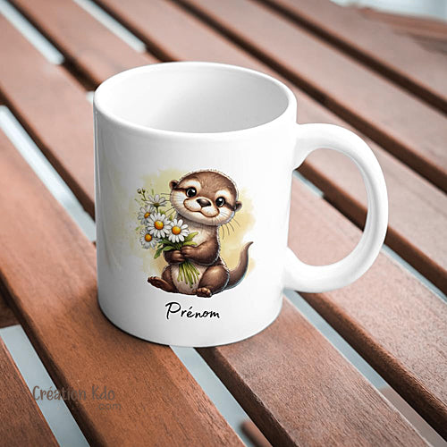 mug loutre tasse personnalisée