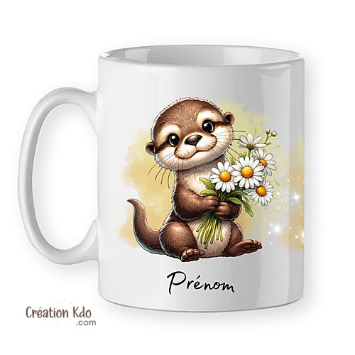 mug loutre tasse personnalisée