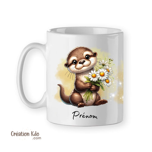 mug loutre tasse personnalisée