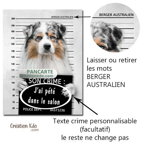 pancarte prisonnier personnalisé panneau chien photo je monte la garde plaque portail